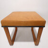 Lucca Studio Vaughn (stool) of saddle leather top and base 71205