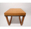 Lucca Studio Vaughn (stool) of saddle leather top and base 71205