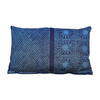 Vintage Indonesian Indigo Batik Textile Pillow 67278