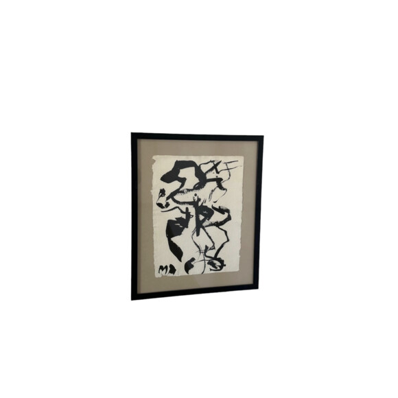 Danish Modernist Ink Wall Art 77070