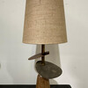 Lucca Studio Callisto Bronze and Wood Lamps 73397