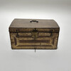 Large 19th Century Leather Box with Gilt Design 73598