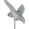 Belgian Cement Bird Mounted on Oak Wood Stand 31515