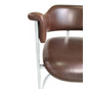 Willy Rizzo Chrome and Leather Desk Chair 79624