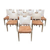 Set of (8) Mid Century French Dining Chairs 31743