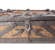 Exceptional Folk Art Wood and Iron Table Box 61953