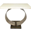 Lucca Limited Edition Table in Parchment and Mixed Metals 22716
