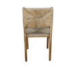 Set of (6) French Woven Rush Dining Chairs 24136