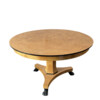 Swedish Biedermier Birch Burl Wood Table 74595