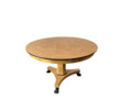 Swedish Biedermier Birch Burl Wood Table 74595