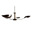 Limited Edition Wood and Bronze Chandelier 78531