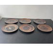 Carl-Harry Stalhane Vintage Set of (6) Handmade Ceramic Plates 68797