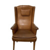 Single Danish Mid Century Leather Chair 74499