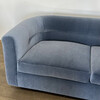 Large Newly Upholstered Italian Mohair 1960's Sofa 77077