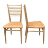 Set of (6) Mid Century Oak Dining Chairs 30242