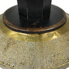 Unusual Ebonized and Hammered Brass Table 20935