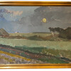 Danish Landscape Oil Painting in Gilt Frame 74885