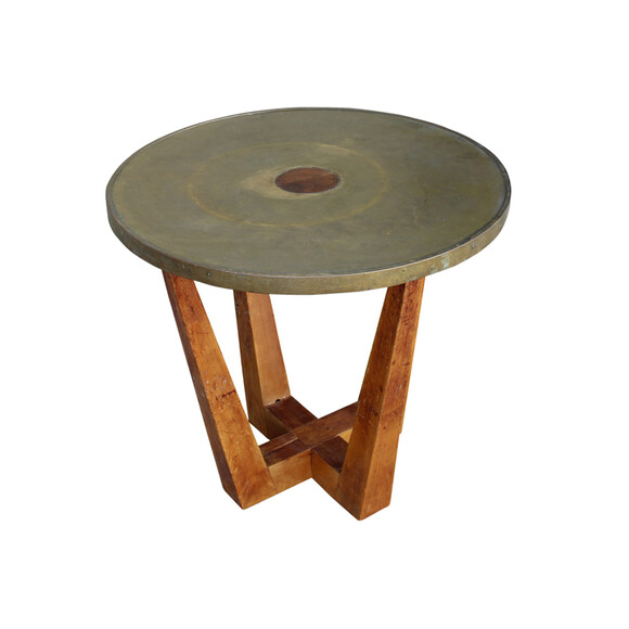 Limited Edition Side Table with Metal Top 26346