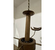 Limited Edition Wood and Bronze Chandelier 78531