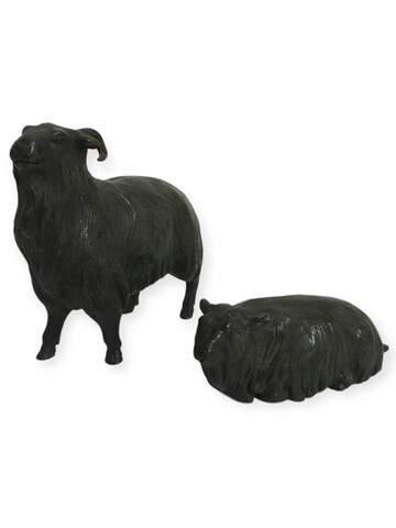 Pair of Sheep in Bronze 55104