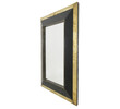 French Brass and Lacquer Mirror 12819