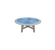 Limited Edition Oak and Zinc Dining Table 27748