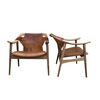 Pair of Danish Mid Century Leather Chairs 29796