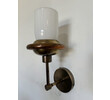 Pair of Limited Edition Bronze Copper and Opaline Sconces 74332