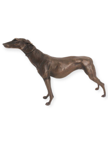 Vintage Bronze Dog Sculpture 54601