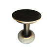 Unusual Ebonized and Hammered Brass Table 20935