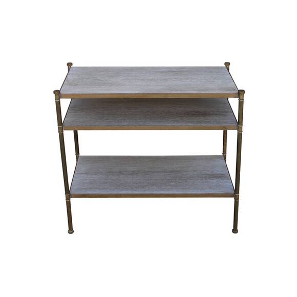 Limited Edition Oak and Brass Table 25674