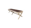 Sadie Bench (Brown Leather) 29553