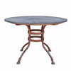 French Iron Arras Dining Table 22255