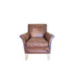 19th Century Swedish Leather Chair 75490