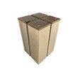 Lucca Limited Edition Bronze and Oak Side Table 19321