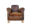 Single French Leather Club Chair 31798