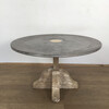 Limited Edition Found Object Top and Antique Base Dining Table 61153