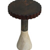 Limited Edition Side Table of Wood and Iron 29869