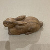Antique Japanese Wood Carved Rabbit 60528