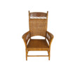 American 1900's Rattan and Beech Arm Chair 61448