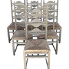 Set of (6) Mid Century Spanish Dining Chairs 26469
