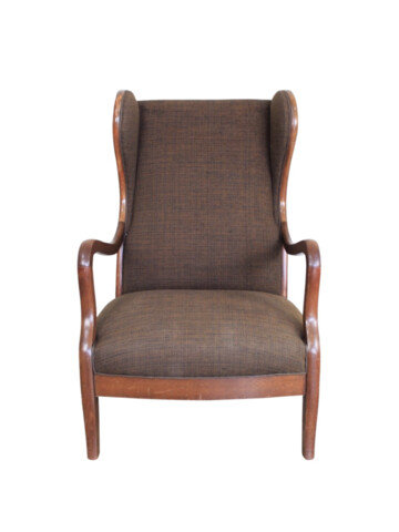 Single Mid Century Danish Wingback Arm Chair 63880