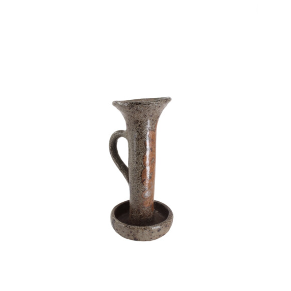 Tall Studio Pottery Vessel or Candle Holder 71638