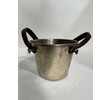 Vintage Silver plate and Leather Wine Bucket 73467