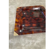 French Faux Tortoise Lucite Tray 73120