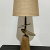 Limited Edition  Bronze and Wood Lamp 66687