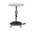 Limited Edition Side Table With Hand Wrought 