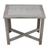 Lucca Studio Alfred Oak Rectangle Side Table 25720
