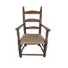 French Rush Seat Primitive Chair 60910