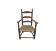 French Rush Seat Primitive Chair 60910